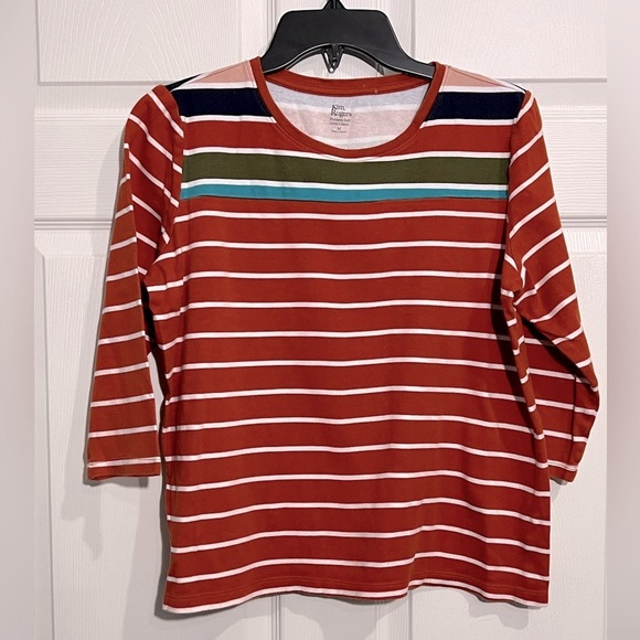 Kim Rogers Women’s Striped top - Size Medium - Picture 1 of 7